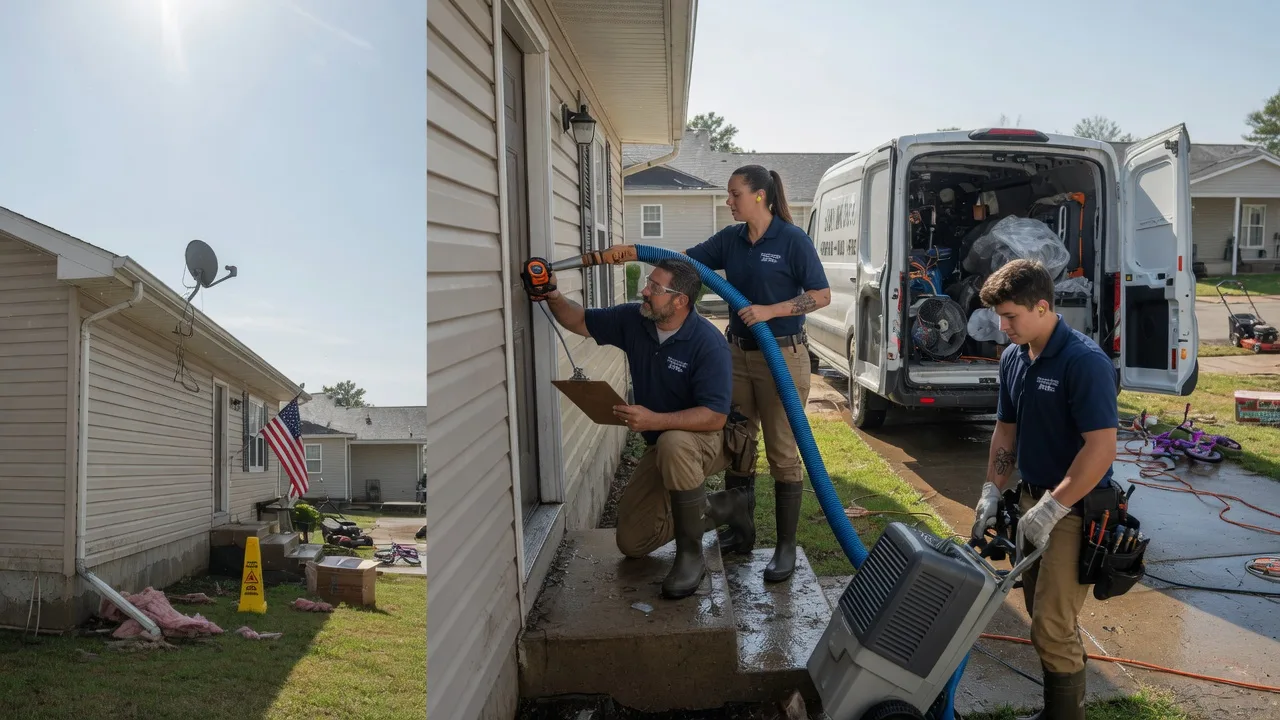 Ceiling Water Damage Restoration in Woodson, IL near me